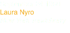 September 24 1969
Laura Nyro
New York Tendaberry
