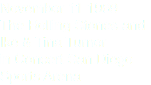 November 11 1969
The Rolling Stones and Ike & Tina Turner
in Concert San Diego Sports Arena