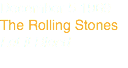 December 5 1969
The Rolling Stones
Let it Bleed
