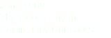 June 1968
The Doors play the Community Concourse