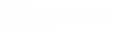 July 1968
Gabriel Wisdom begins on the air at KPRI with the Joyful Wisdom Hour on Sunday mornings.