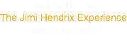 October 16 1968
The Jimi Hendrix Experience Electric Ladyland 
